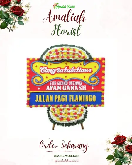 Sewa Papan Bunga Cikareo Selatan